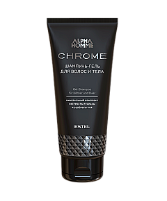 Estel Professional Alpha Homme Chrome - Шампунь-гель для волос и тела 200 мл